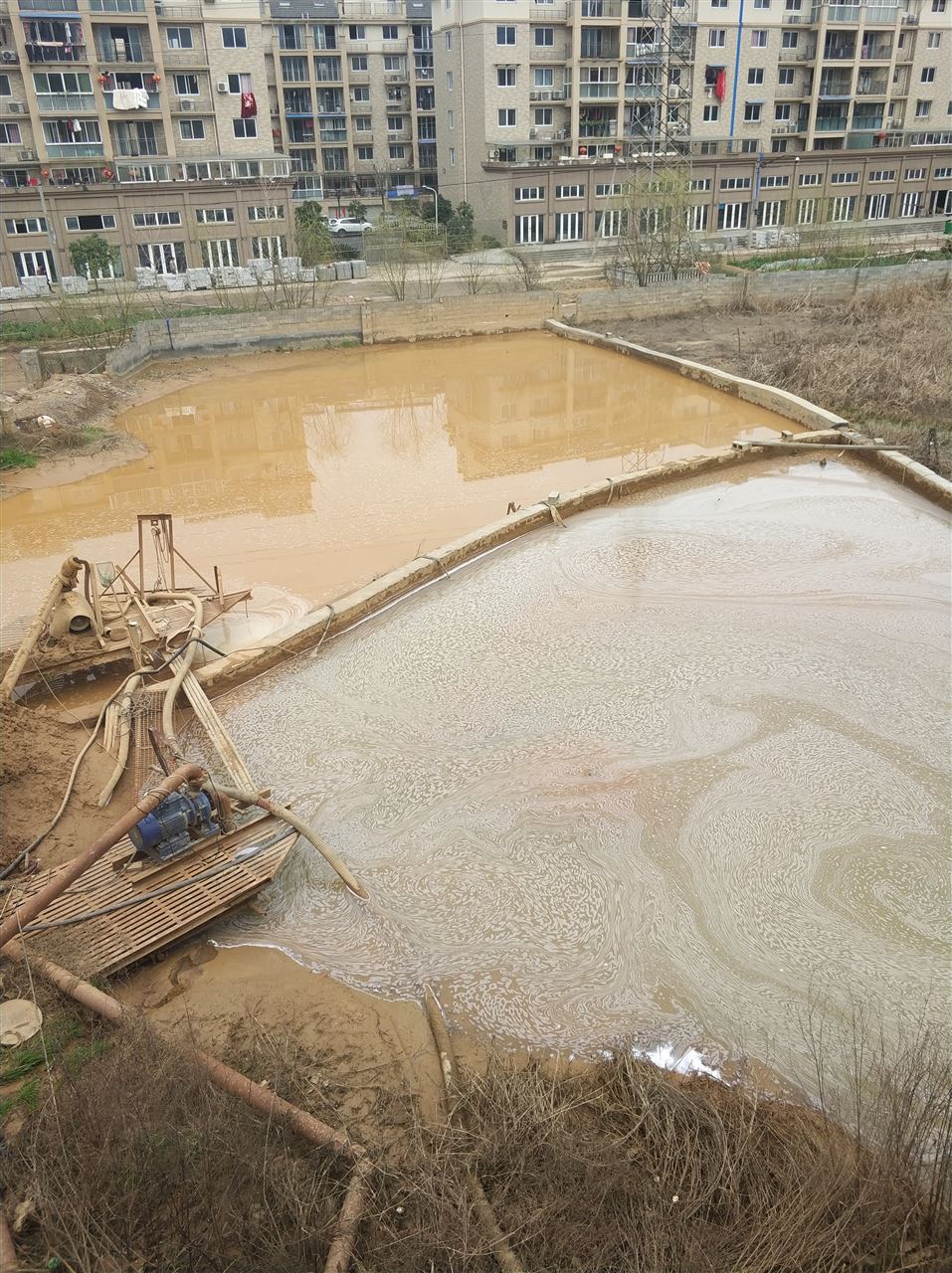船营沉淀池淤泥清理-厂区废水池淤泥清淤