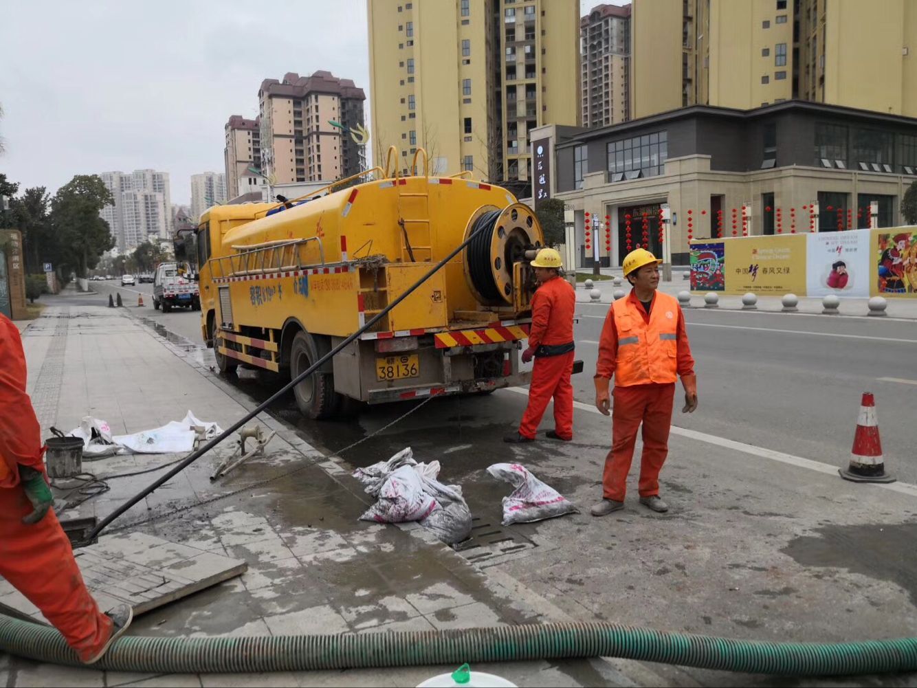船营排污管道清淤-管道清洗