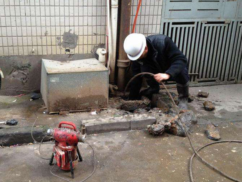 船营疏通下水道-洗菜池疏通