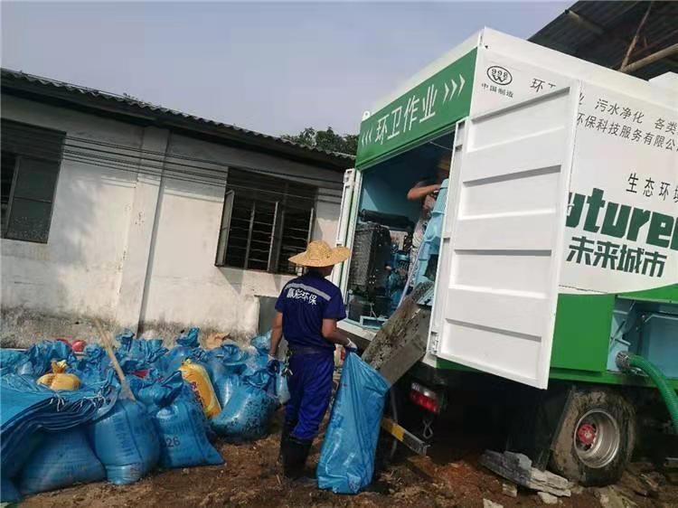 船营工业污泥压干处理